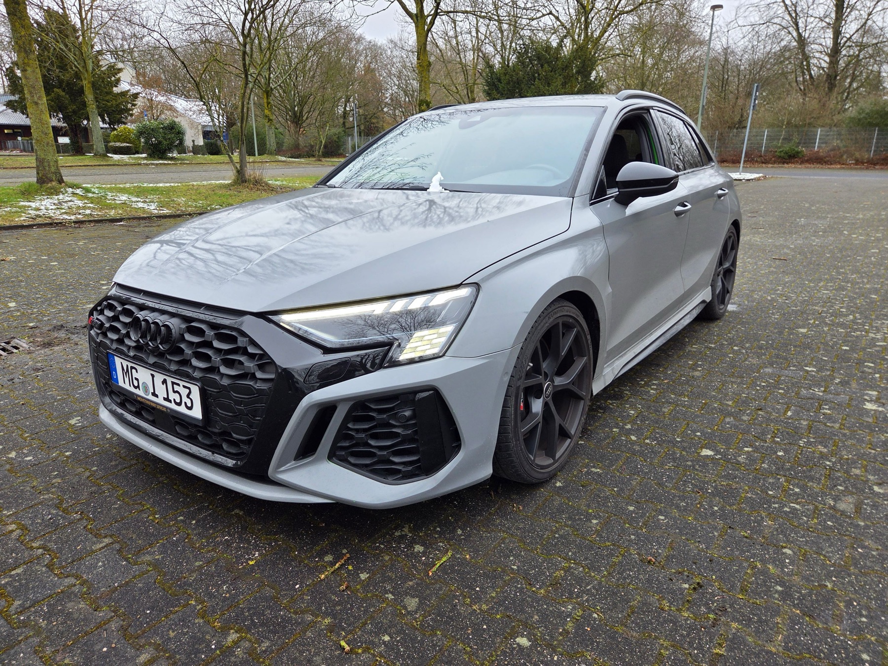 Fahrzeugbewertung eines Audi RS3 für ein Wertgutachten